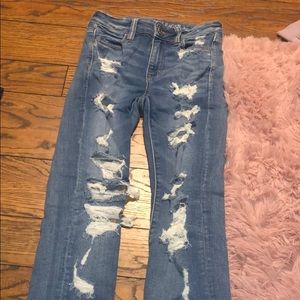 American Eagle Skinny Ripped Jeans Jeggings